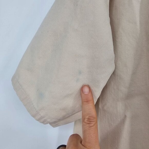 Vintage 90s Boston Red Sox Cooperstown Baseball Jersey L Cream Patch Embroidered - Picture 5 of 11